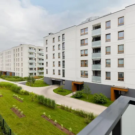 公寓 Praga With Parking Podskarbinska By Renters